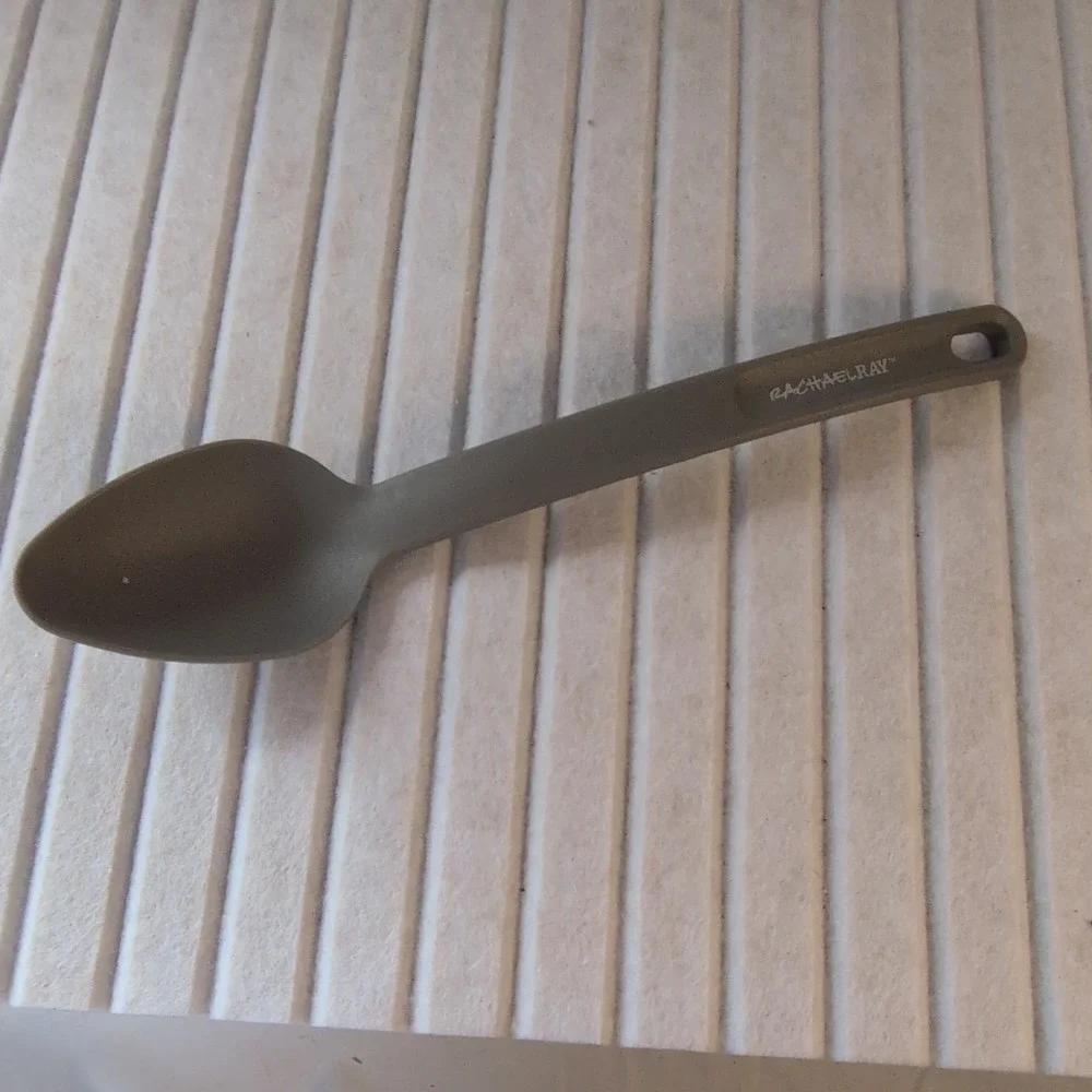 Rachael Ray Gray‎ Plastic Cooking Spoon Kitchen Utensil
